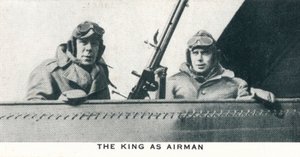 The King as Airman, 1918 by Unbekannt
