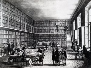 The Library of the Royal Institution, Albemarle Street by Unbekannt
