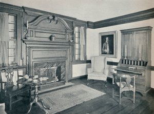 The Living Room of the Francis Corbin House, at Edenton, Built in 1758