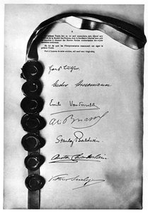 The Locarno Treaty Sealed and Signed in London, 1st December 1925 by Unbekannt