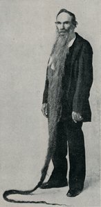The Longest Beard on Record, 1896, 1910