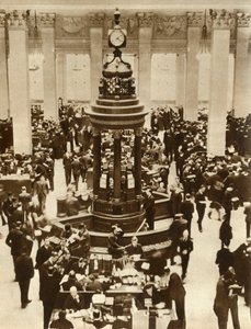 The Lutine Bell in the Underwriting Room at Lloyds of London