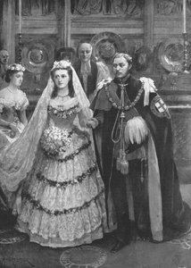 The Marriage of the Prince of Wales with Princess Alexandra of Denmark, Windsor, 1863, 1901 by Unbekannt