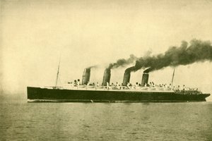 The Mauretania Cunard Line, 30,696 Tons, c1930