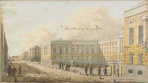 The Moscow University in Mokhovaya Street, Early 19th Century