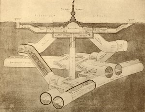 The New Piccadilly Circus Tube Station, 1930 by Unbekannt
