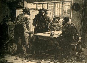 The Nottingham Captain and Agitators at the White Horse Inn, Pentrich, Derbyshire
