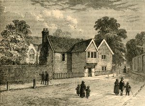 The Old Rectory, Stoke Newington, in 1858, c1876