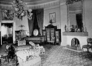The Oval Sitting-room at the White House, Washington DC, USA