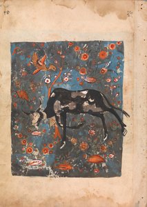 The Ox Shanzabeh Left Behind, Grazing in the Territory of the Lion King by Unbekannt