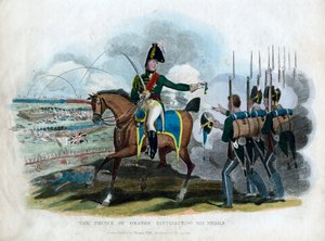 The Prince of Orange Distributing His Medals by Unbekannt