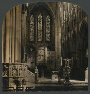 The Pulpit and Choir of Truro Cathedral, England