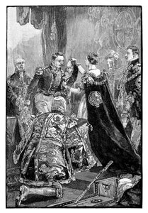 The Queen Investing the Emperor of the French with the Order of the Garter
