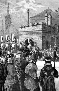 The Queen opening Parliament