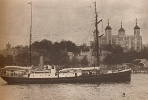 The Quest, in which Sir Ernest Shackleton Set Sail in September 1921, on What Was to Prove His Last