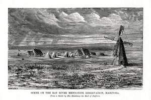 The Rat River Mennonite reservation, Manitoba, Canada by Unbekannt