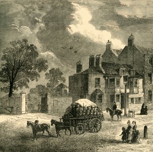 The Red Cow Inn, Hammersmith, c1878
