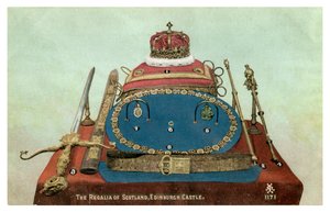 The Regalia of Scotland, Edinburgh Castle, 19th or 20th Century by Unbekannt
