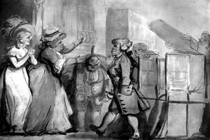 The Return from St James After the Honour of Knighthood