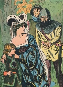 The Robbers Discover Queen Margaret and the Prince