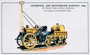 The Rocket, Liverpool and Manchester Railways by Unbekannt