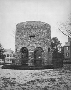 The Round Tower at Newport by Unbekannt