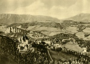 The Schneeberg and the Rax mountain range, Semmering, Lower Austria, c1935 by Unbekannt