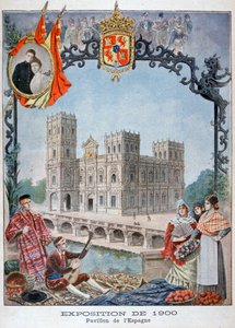 The Spanish Pavilion at the Universal Exhibition of 1900, Paris by Unbekannt