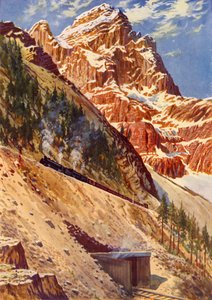 The Spiral Tunnels on the Canadian Pacific Railway, c1948 by Unbekannt
