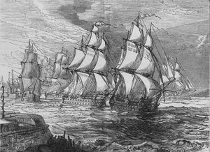 The Squadron Before Amoy, c1880 by Unbekannt