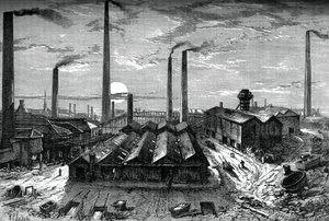 The St Rollox chemical works, Glasgow by Unbekannt