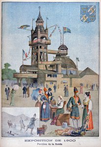 The Swedish Pavilion at the Universal Exhibition of 1900, Paris by Unbekannt