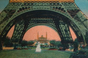 The Trocadéro Seen Under the Eiffel Tower, Paris by Unbekannt
