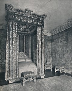 The Venetian Ambassadors Room at Knole. The Bedstead Made for James I, The Chair and Stools
