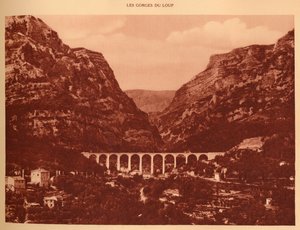The Viaduct and the Access to the Gorges, 1930 by Unbekannt