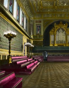 The ballroom, Buckingham Palace, London