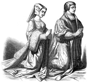 The bourgeoisie of Gand praying, 15th century