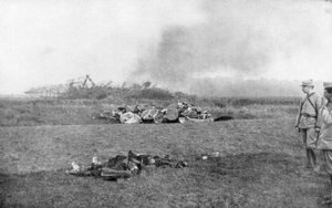 The Carcass of Zeppelin LZ93 L44, St Clement, France, 20 October 1917