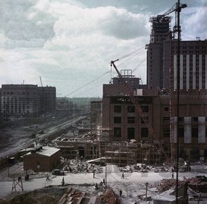The Construction of the Main Building of Moscow State University on Lenin Hills