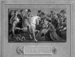 The Entry of James I into London by Unbekannt