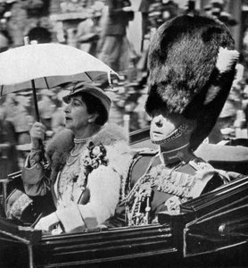 The future King Edward VII 1894-1972 and Queen Maud of Norway 1869-1938, 1935