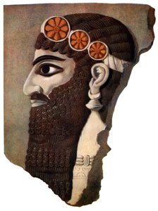 The Head of an Assyrian Priest or Winged Divinity, 1933-1934 by Unbekannt