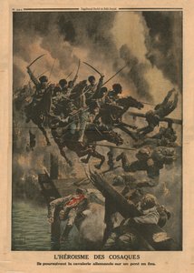 The Heroism of the Cossacks, 1915 by Unbekannt
