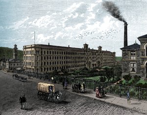 The Mill at Saltaire, c. 1880