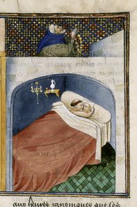 The Monk Sleeps with the Wife While the Husband is Praying, 1460s by Unbekannt