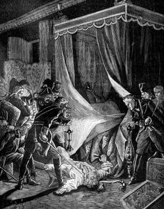 The murder of Tsar Paul I of Russia, March 1801