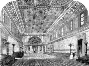 The New State Ballroom at Buckingham Palace, 1856