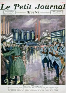 The occupation of the Ruhr by France and Belgium troops