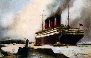 The ocean liner RMS Berengaria