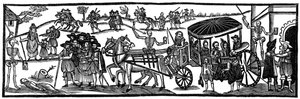 The plague: flight to the country by Unbekannt